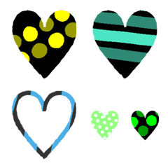 Cute Emoji full of hearts7