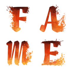 Red Flame Font Style
