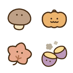 autumn emoji(cute)