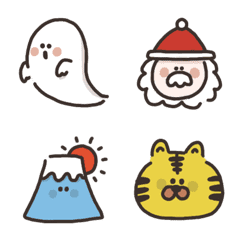 winter emoji set