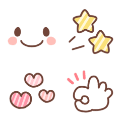 อิโมจิไลน์ Simple cute emoji 28