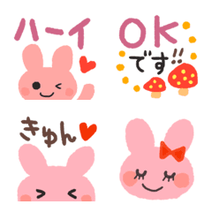pink  lovely  rabbit