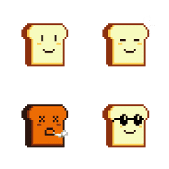 Pixel Bread emoji