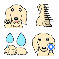 Dog Emoji Miniature Dachshund