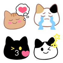 4 Cats -Animated Emoji-