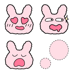 兔子表情符號 -動態表情符號-