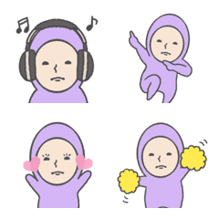 moving purple human emoji 1