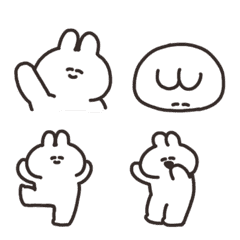 Animation Emoji of rabbit