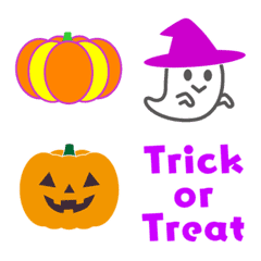 Cute Halloween animated emoji Series 1