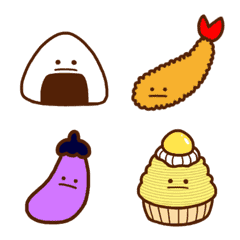 Cute food moving emoji – LINE Emoji | LINE STORE