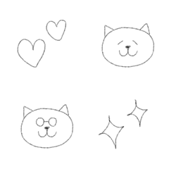 Shiroron emoji@hand-drawn