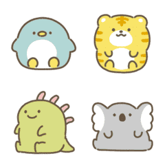 Emoji hewan yang berputar