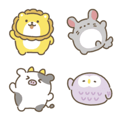 Emoji hewan melambai