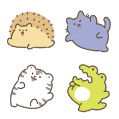 Emoji binatang yang berkibar
