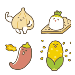 Memindahkan emoji sayuran