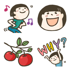 Happy&cute emoji 3