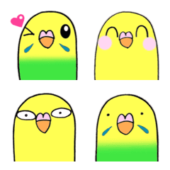 budgerigar lemon and lime Emoji