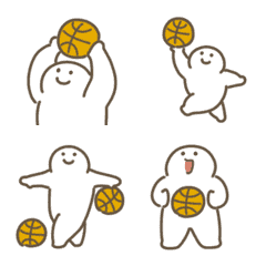 Emoji bola basket 2