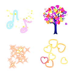 Glitter animation emoji