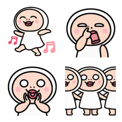 Animasi Shirome-chan Emoji 1