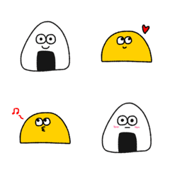 Useful every day Emoji  Onigiri&takuan