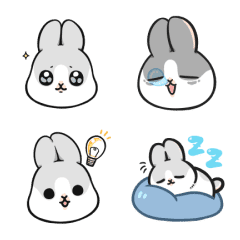 Machiko Rabbit Animated Emoji