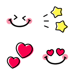 colorful cute symbol Emoji Animation