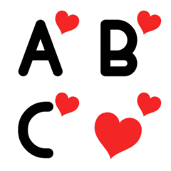 black and heart emoji