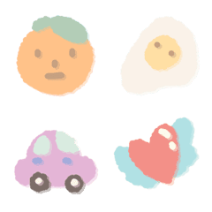 อิโมจิไลน์ Bubble fulffy emoji
