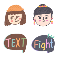 Everyday Emojis: Girls Talk