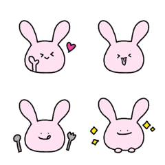 Cute rabbit Emojii