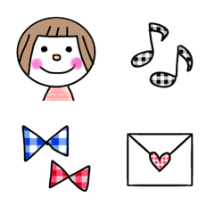 simple Bob girl emoji