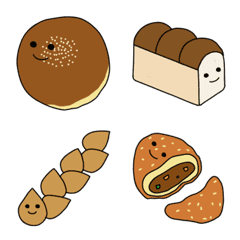 Cute bread emoji
