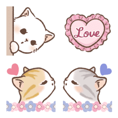 Girly Cats Animated Emoji!