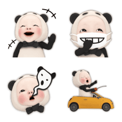 Animated Panda Towel Emoji