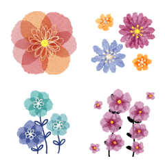 Moving  Fleur et Fleur Flower Emoji
