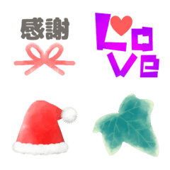 Cute winter emoji with a soft touch