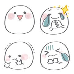 Simple round Emoji that conveys feelings