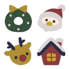Adult cute chic winter emoji