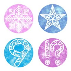 Frame Emoji vol.37 Snowflake