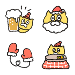 yuruyuru animal emoji winter cat