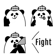 Fashionable panda