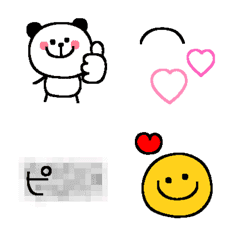 Old school cute animation emoji