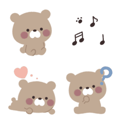 Loose bear *. Moving emoji