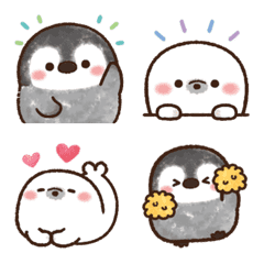 Pastel Penguin Animation Emoji