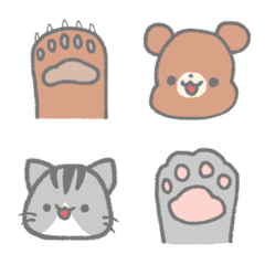 Bear&Cat+Various Emoji.