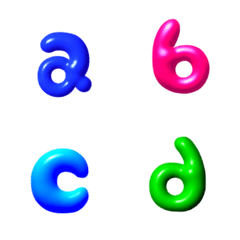 Animation Emoji of  Lower-case letters