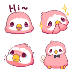 Peach Parrot Daily Emoji