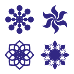 Stars and snowflakes (Animation Emoji)