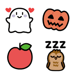 Moving autumn,halloween Emoji